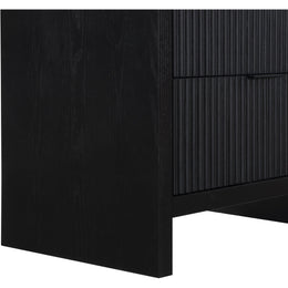 Meridian Fairfax Black Night Stand