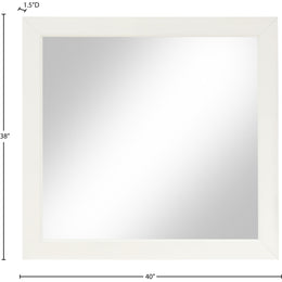 Meridian Fairfax Cream Mirror