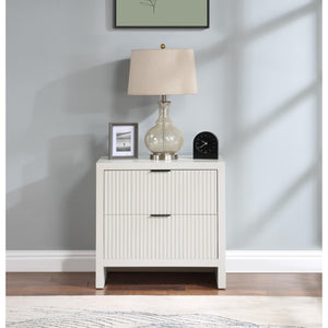 Meridian Fairfax Cream Night Stand