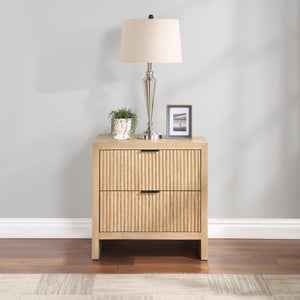 Meridian Fairfax Natural Night Stand