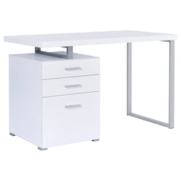 Brennan 47-inch 3-drawer Office Computer Desk Cappuccino