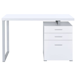Brennan 47-inch 3-drawer Office Computer Desk Cappuccino