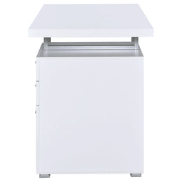 Brennan 47-inch 3-drawer Office Computer Desk Cappuccino