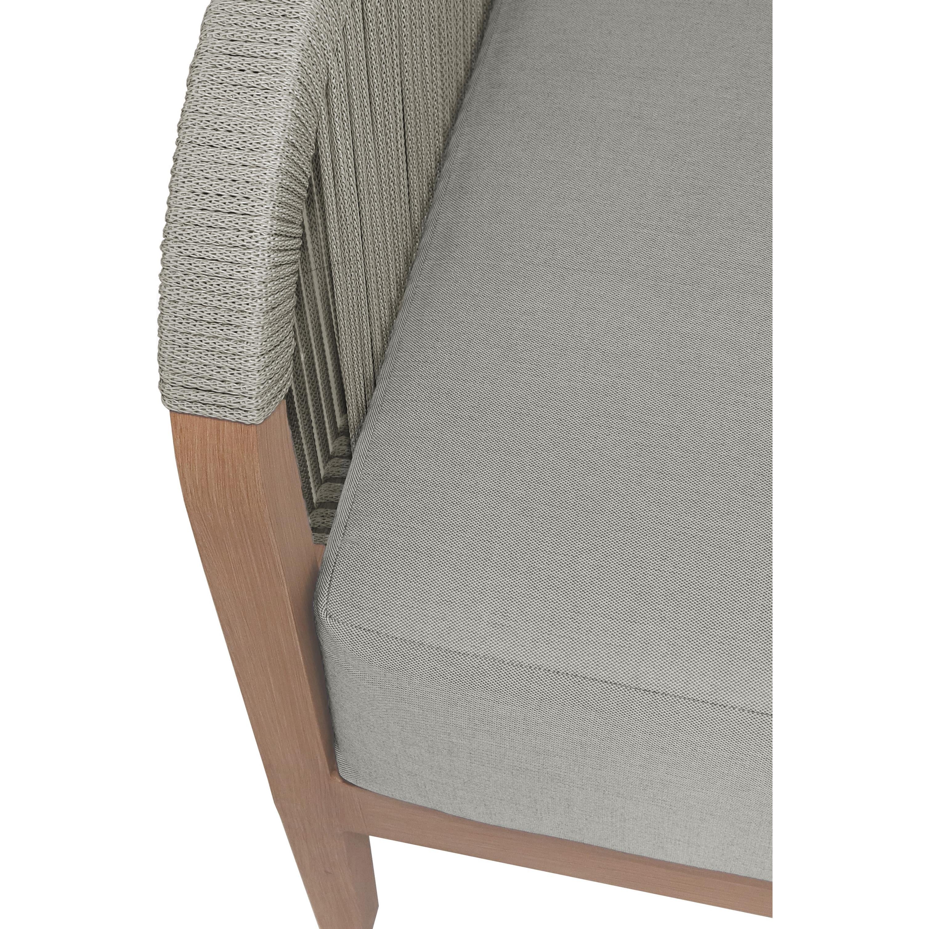 Meridian Maui Grey Water Resistant Fabric Outdoor Patio Sofa