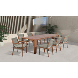 Meridian Maui Natural Outdoor Patio Dining Table