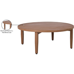 Meridian Maui Natural Outdoor Patio Coffee Table