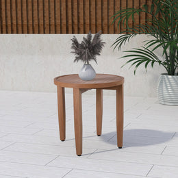 Meridian Maui Natural Outdoor Patio End Table