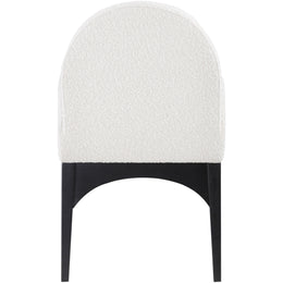 Meridian Waldorf Cream Boucle Fabric Dining Chair