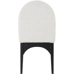Meridian Waldorf Cream Boucle Fabric Dining Chair