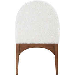Meridian Waldorf Cream Boucle Fabric Dining Chair