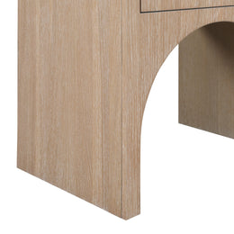 Meridian August Oak Night Stand