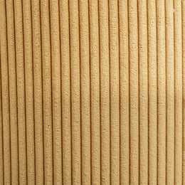 Meridian Roy Yellow Microsuede Fabric Ottoman/Stool