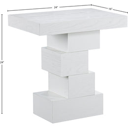 Meridian Westmount Off-White End Table