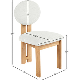 Meridian Napa Cream Dining Chair