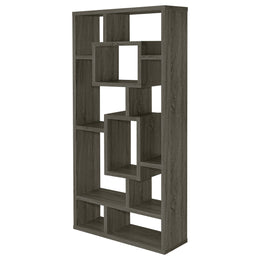 Corey 71-inch 8-shelf Bookshelf Cappuccino