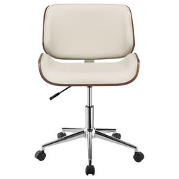 Addington Upholstered Adjustable Office Desk Chair Black