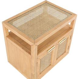 Meridian Cole Natural Night Stand