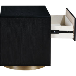 Meridian Wade Black Night Stand / Side Table
