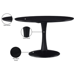Meridian Holly Black Dining Table
