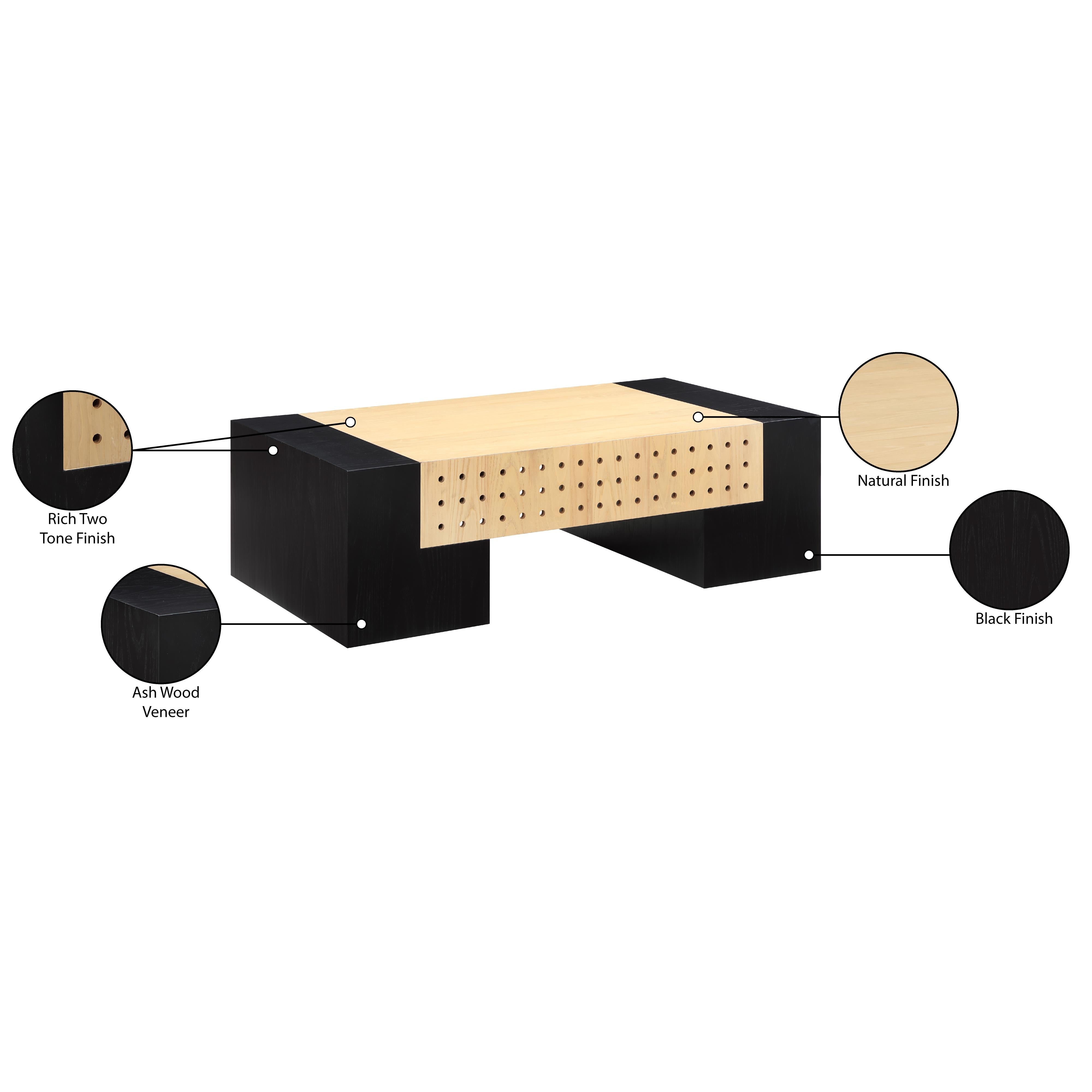 Meridian Mondrian Black Coffee Table