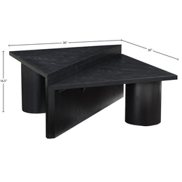 Meridian Pavillion Black Coffee Table