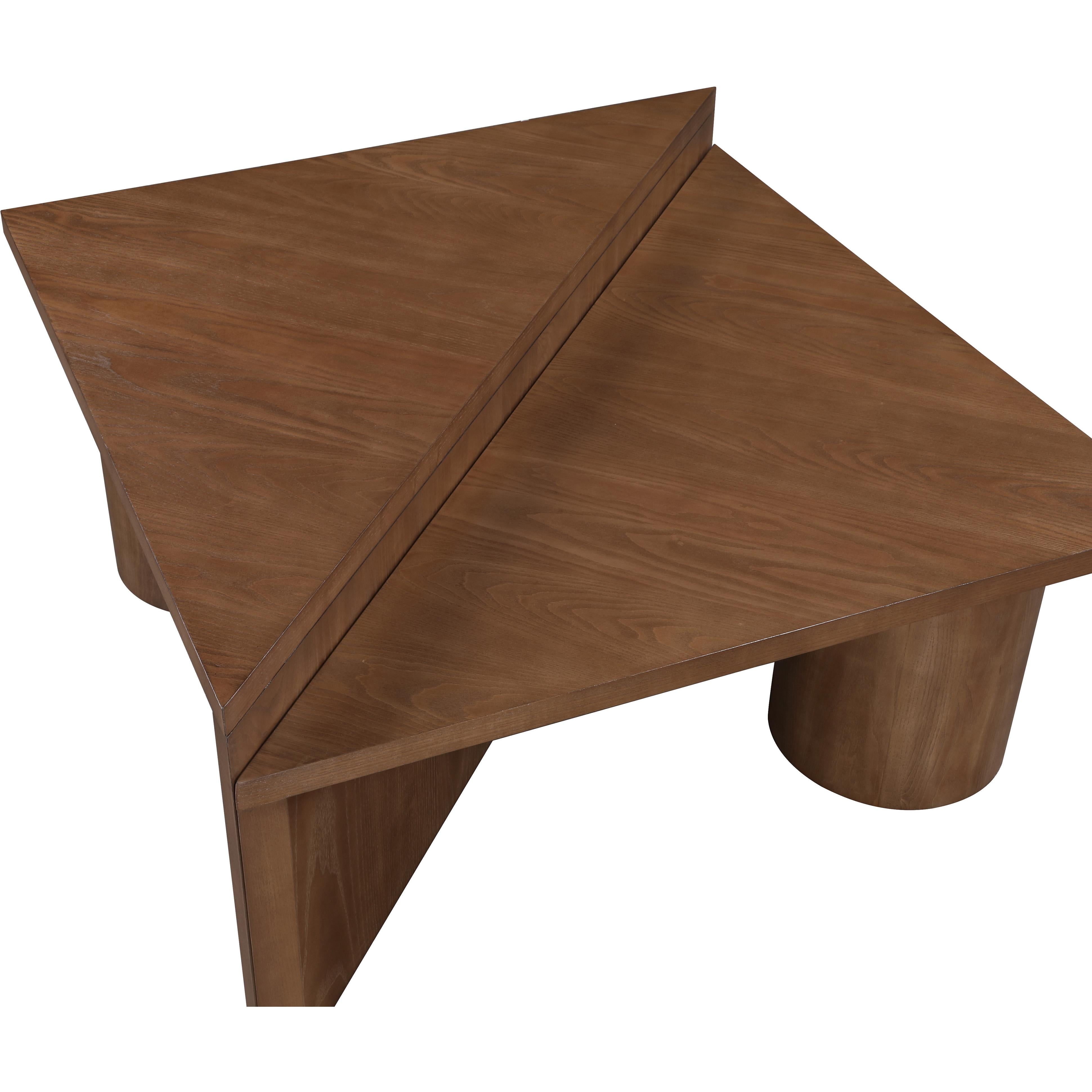 Meridian Pavillion Walnut Coffee Table
