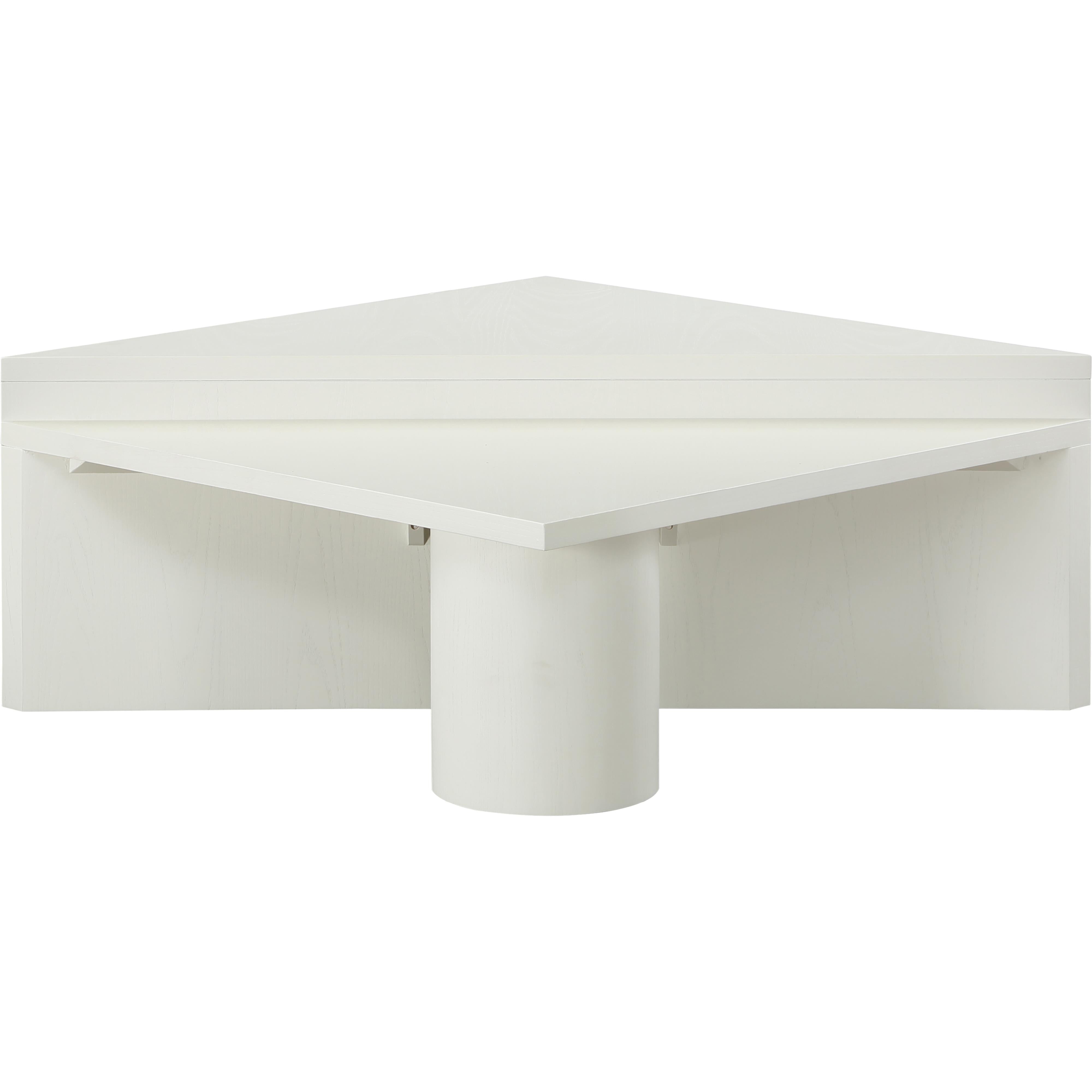 Meridian Pavillion White Coffee Table