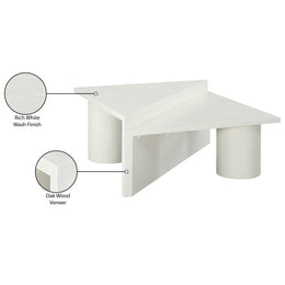 Meridian Pavillion White Coffee Table