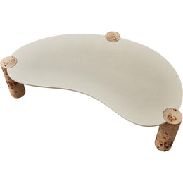 Meridian Thor Natural Burl Wood Coffee Table