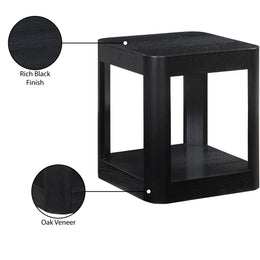 Meridian Reeves Black End Table