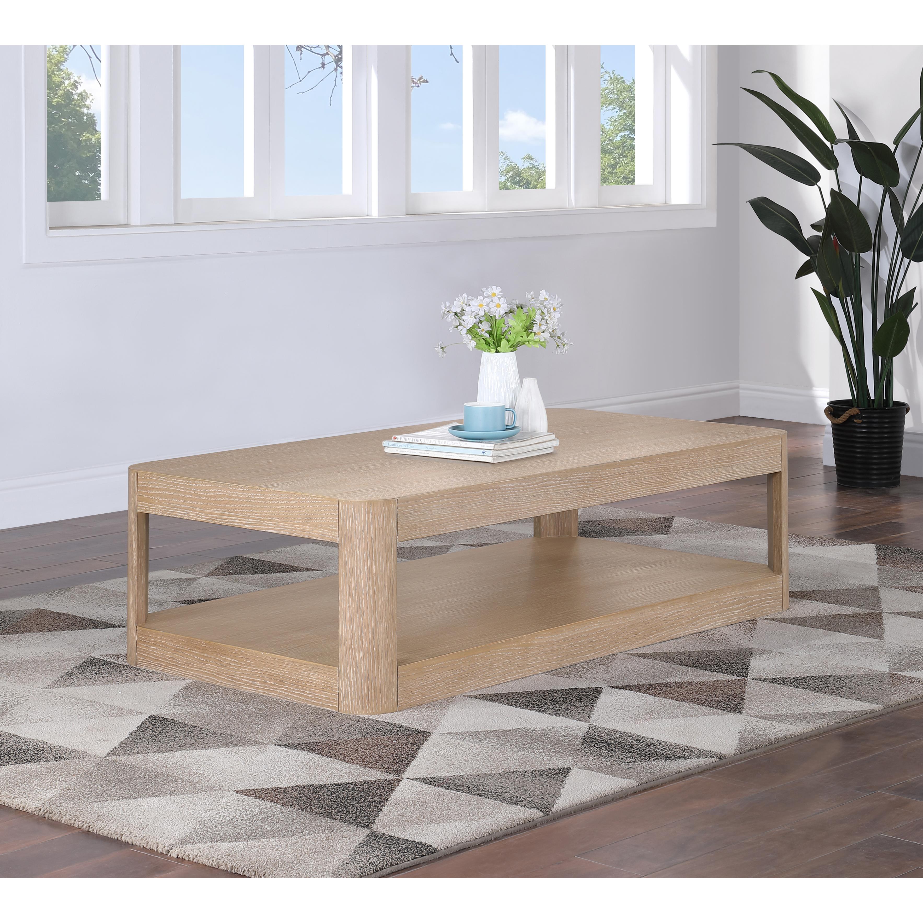 Meridian Reeves Natural Coffee Table