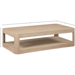 Meridian Reeves Natural Coffee Table