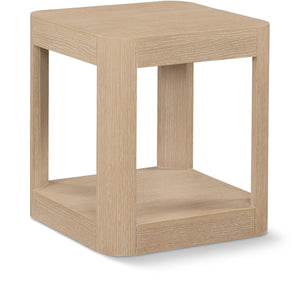 Meridian Reeves Natural End Table