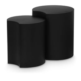 Meridian Dimple Black End Table