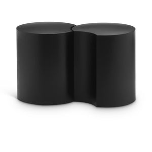Meridian Dimple Black End Table