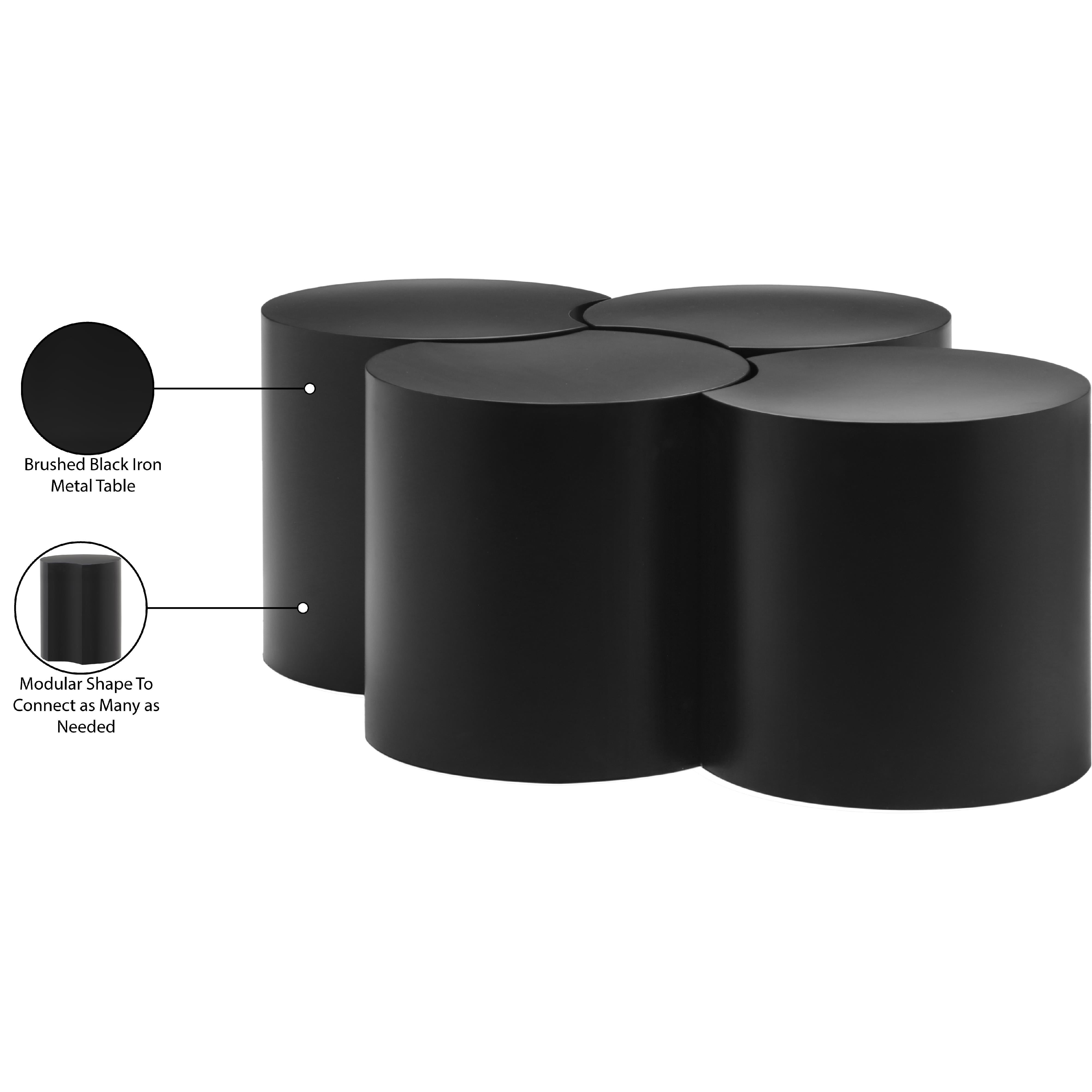 Meridian Dimple Black Coffee Table