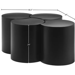 Meridian Dimple Black Coffee Table