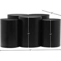 Meridian Dimple Black Coffee Table