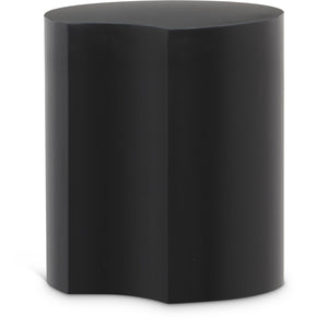 Meridian Dimple Black End Table