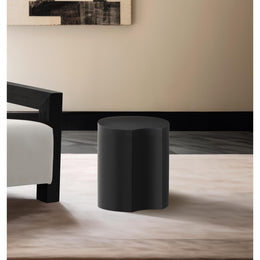Meridian Dimple Black End Table