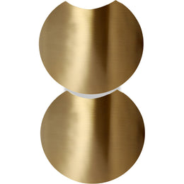 Meridian Dimple Gold End Table