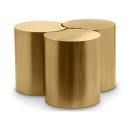 Meridian Dimple Gold Coffee Table