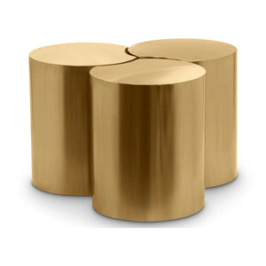 Meridian Dimple Gold Coffee Table