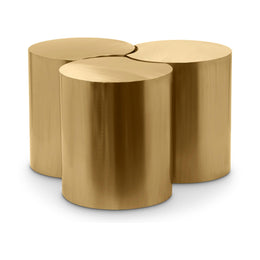 Meridian Dimple Gold Coffee Table