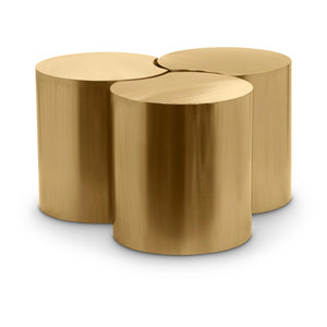 Meridian Dimple Gold Coffee Table