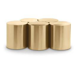 Meridian Dimple Gold Coffee Table