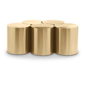 Meridian Dimple Gold Coffee Table