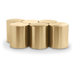 Meridian Dimple Gold Coffee Table