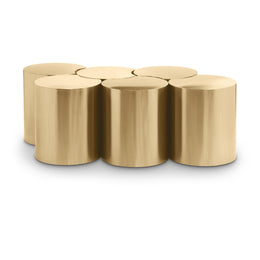 Meridian Dimple Gold Coffee Table