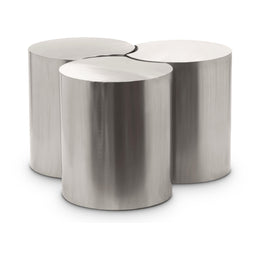 Meridian Dimple Silver Coffee Table